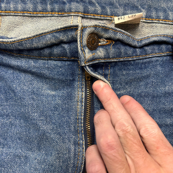 Vintage Levi's Custom Flared 505 Western Jeans Size 42x30