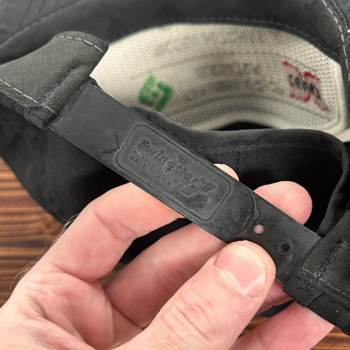Vintage Woden Hutchins IA Farmers Co-Op Black Snapback Hat