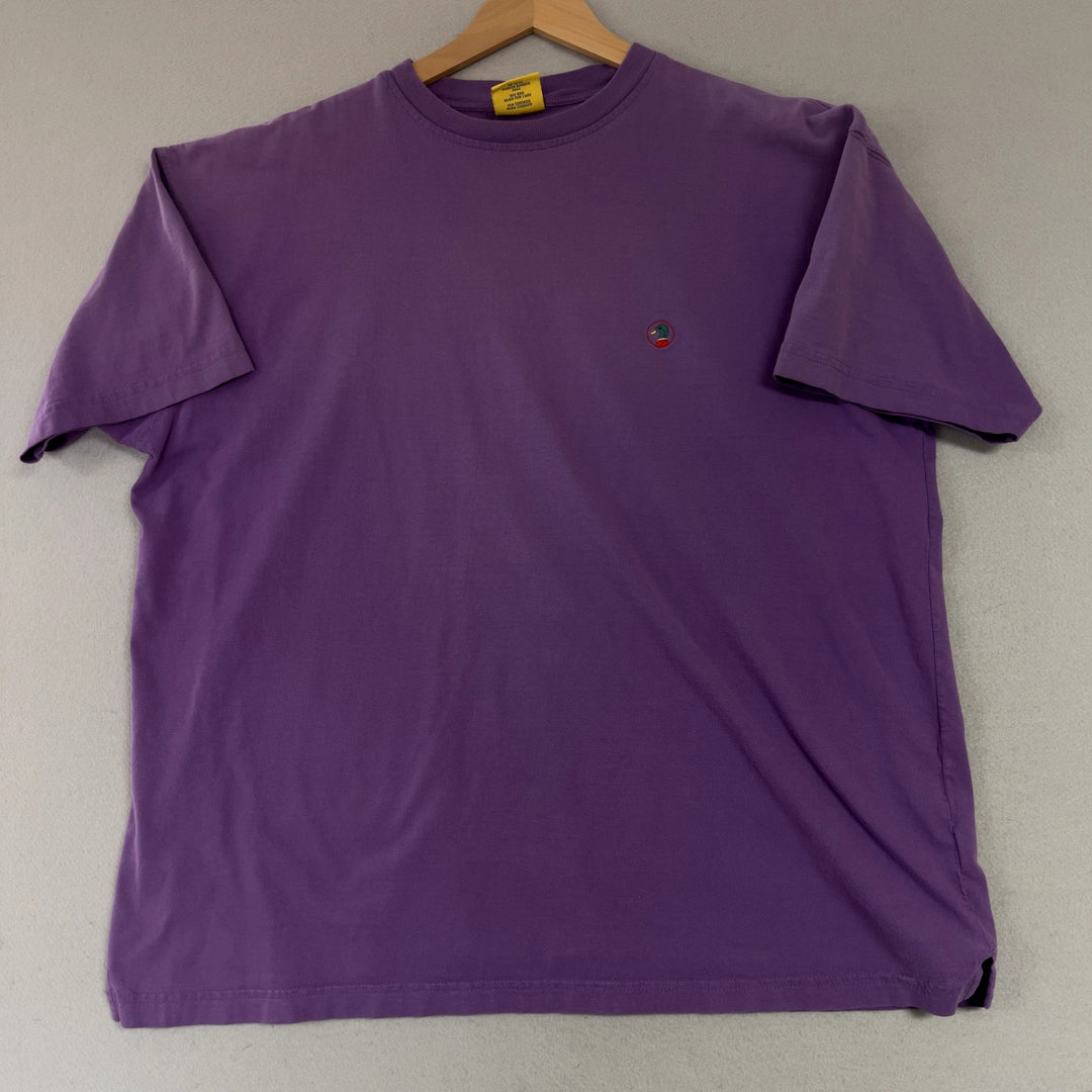 Vintage Duck Head Purple Blank T Shirt Size XL