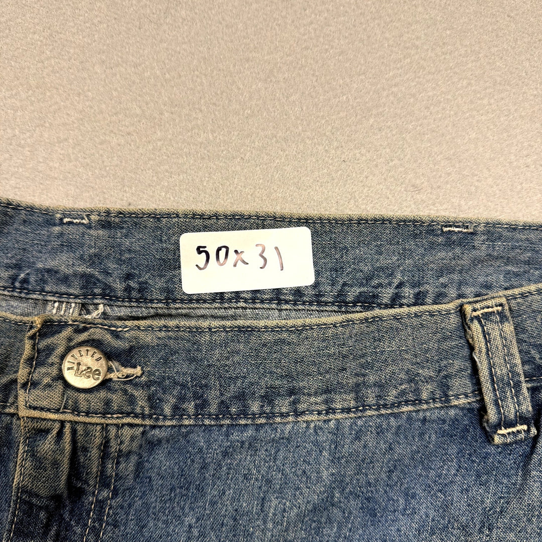 Vintage Lee Riveted Carpenter Jeans Size 50