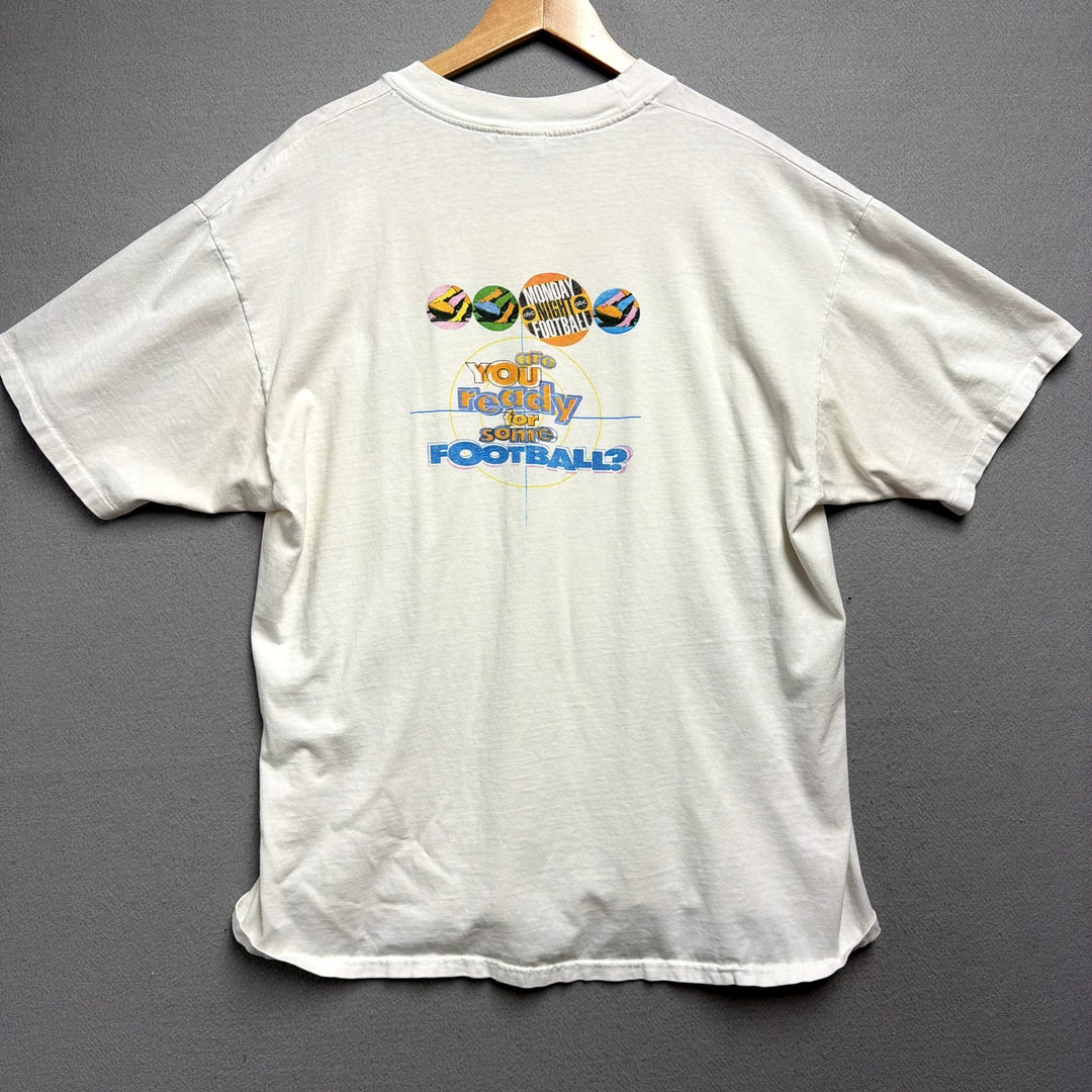 Vintage Ruffles Monday Night Football T Shirt Size XL