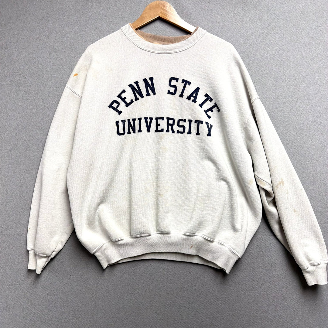 Vintage Distressed Penn State Sweatshirt Size XL