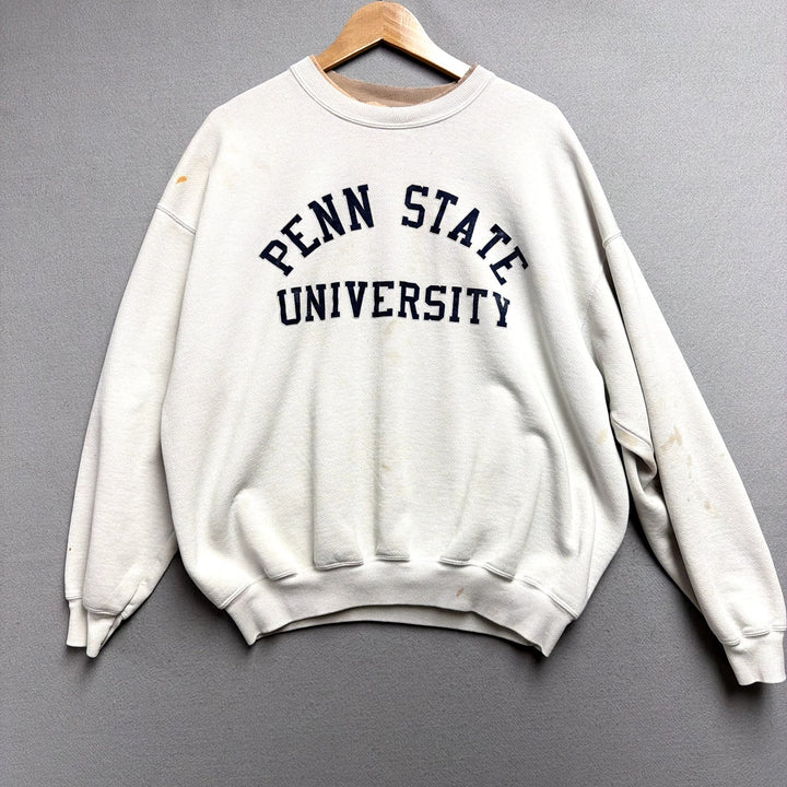 Vintage Distressed Penn State Sweatshirt Size XL