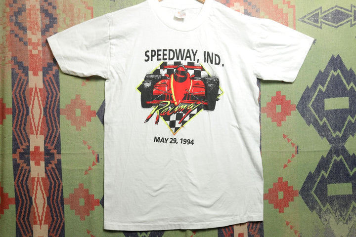 Speedway Indiana Vintage T Shirt Large 90s