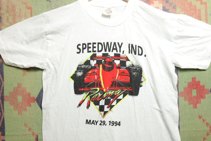Speedway Indiana Vintage T Shirt Large 90s