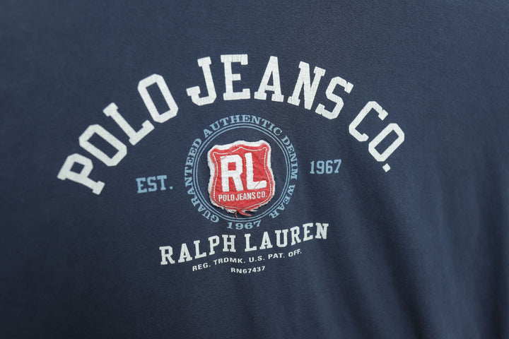 Polo Jeans Co Vintage Arch Logo T Shirt 2000s XXL