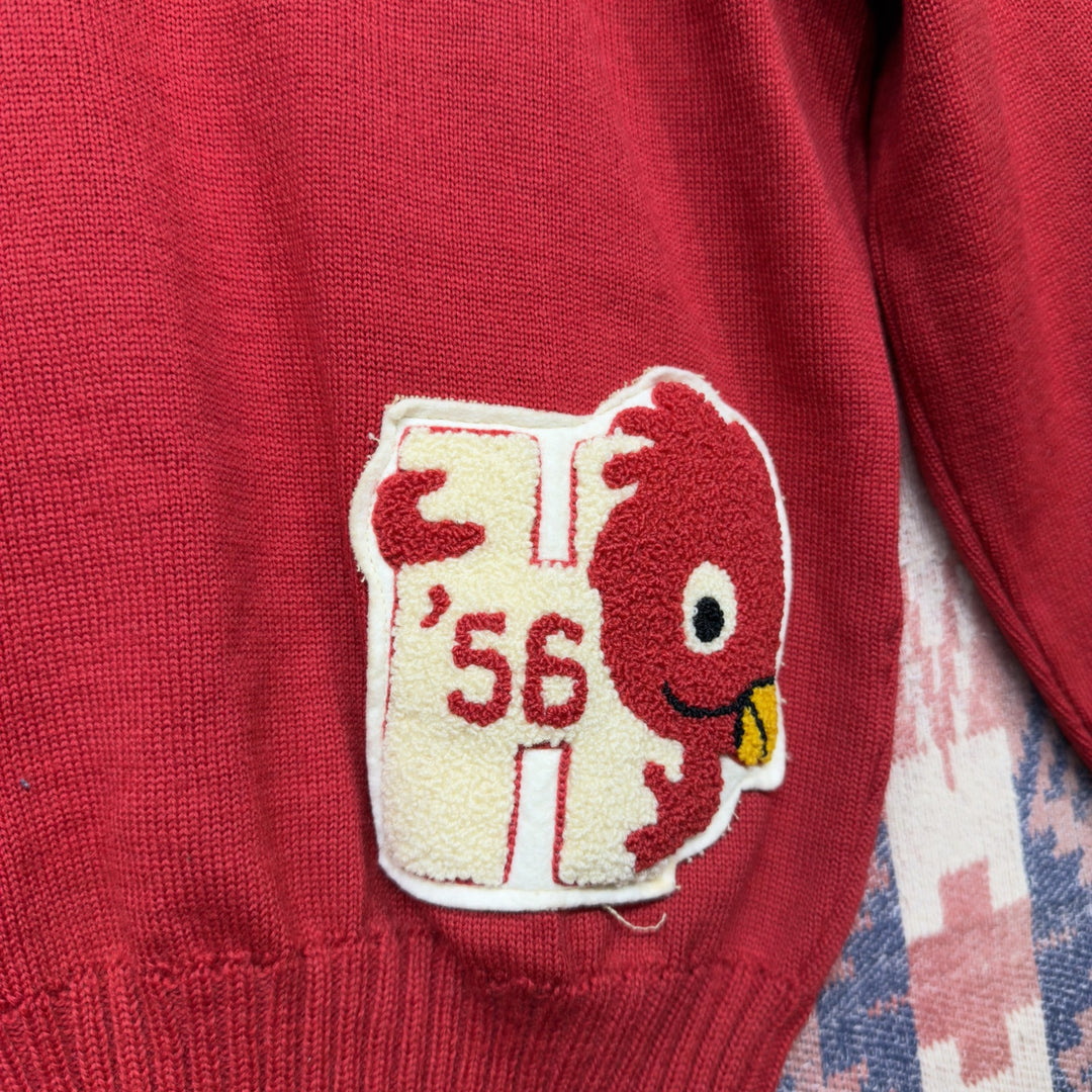 1956 Stanley Andrews Vintage Letter Sweater Size Medium 50s