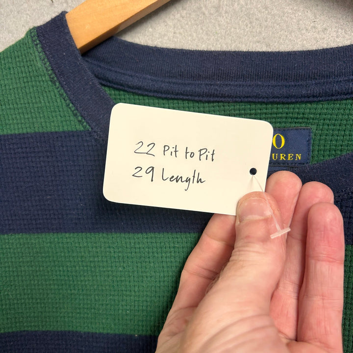 Polo Ralph Lauren Striped Thermal Shirt Size XL