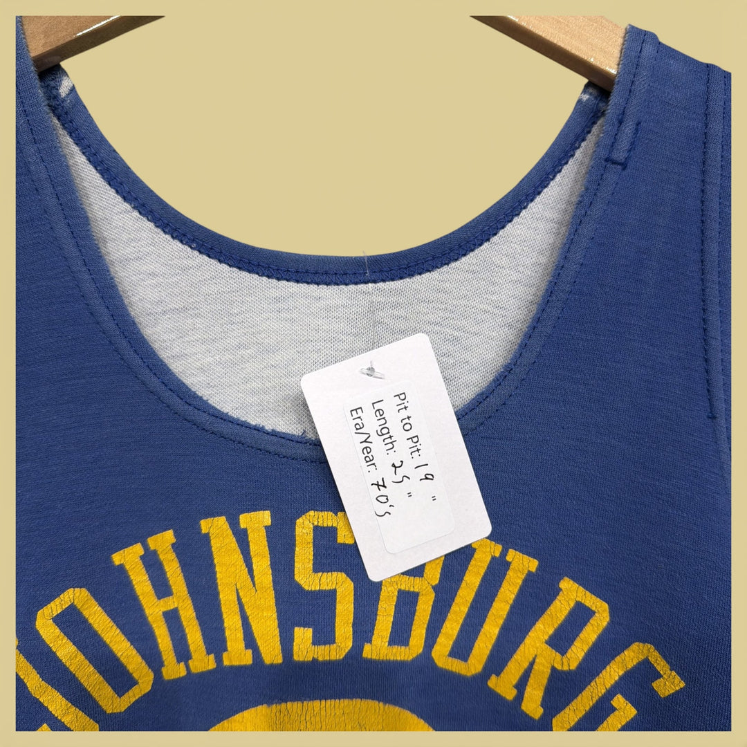 Vintage Russell Athletic  70s Johnsonburg Basketball Jersey Size Large