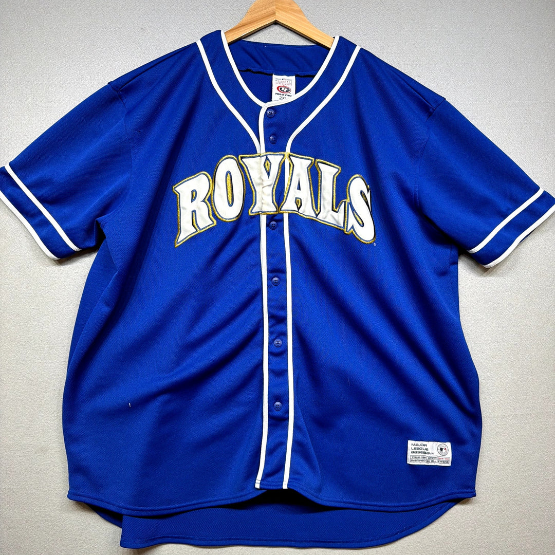 Vintage Kansas City Royals True Fan Baseball Jersey Size XXL