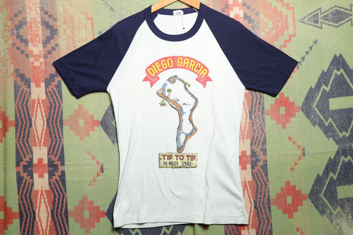 Diego Garcia Island Military Base Vintage T Shirt Small 80s