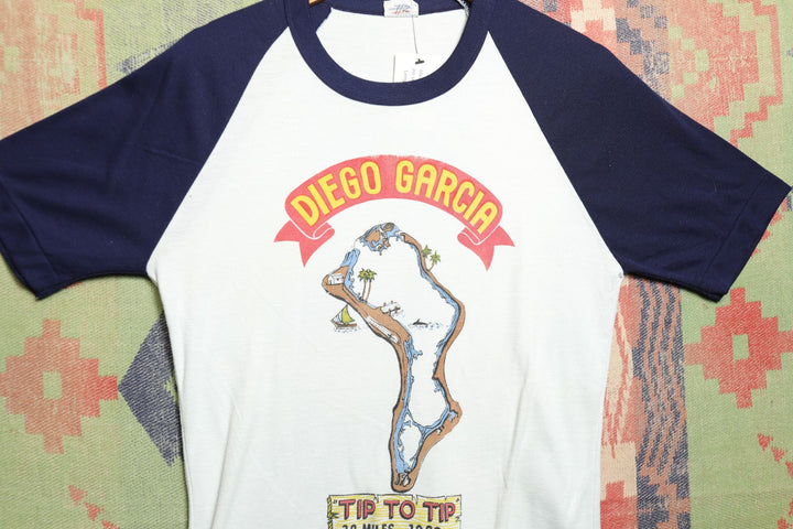 Diego Garcia Island Military Base Vintage T Shirt Small 80s