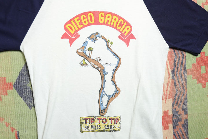 Diego Garcia Island Military Base Vintage T Shirt Small 80s