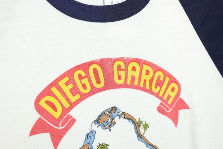 Diego Garcia Island Military Base Vintage T Shirt Small 80s