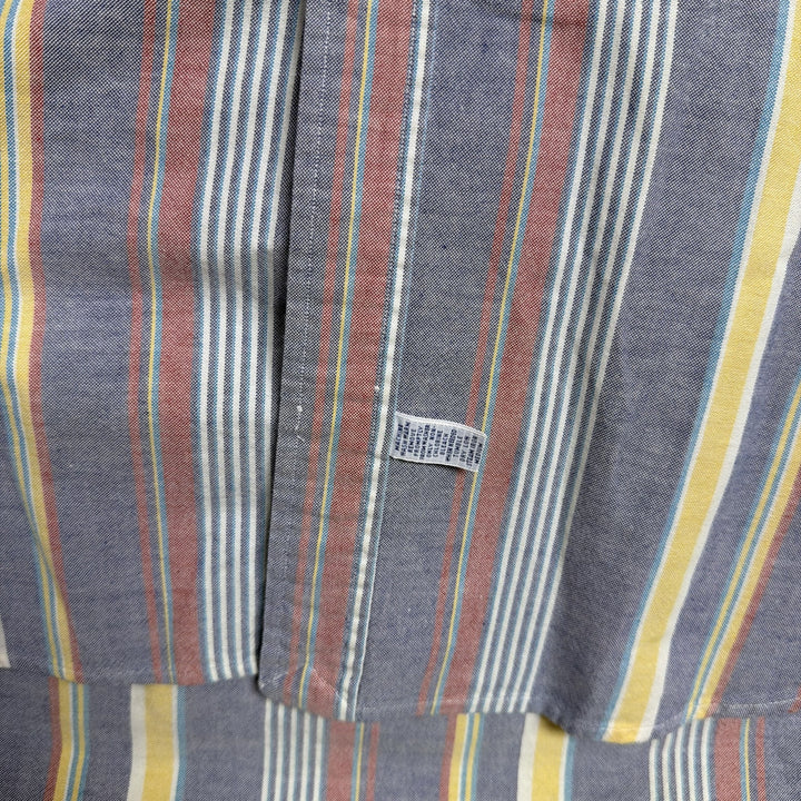 Vintage Polo Ralph Lauren Big Shirt Striped Button Down Shirt Size XL
