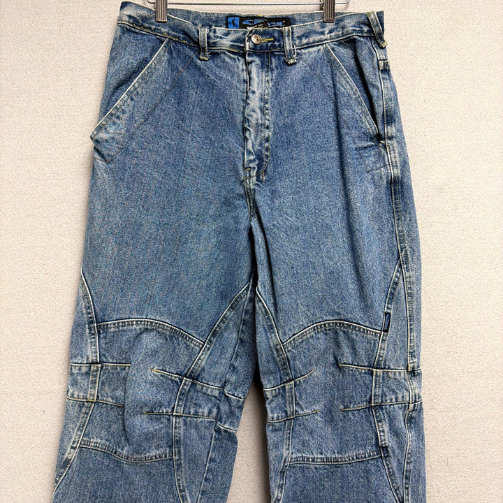 Vintage Fiend Denim Jeans Y2K Wide Leg Size 32x30