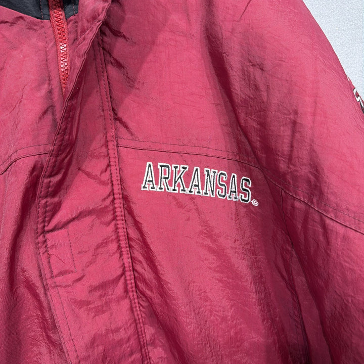 Vintage 90s Arkansas Starter Puffer Jacket Size XL