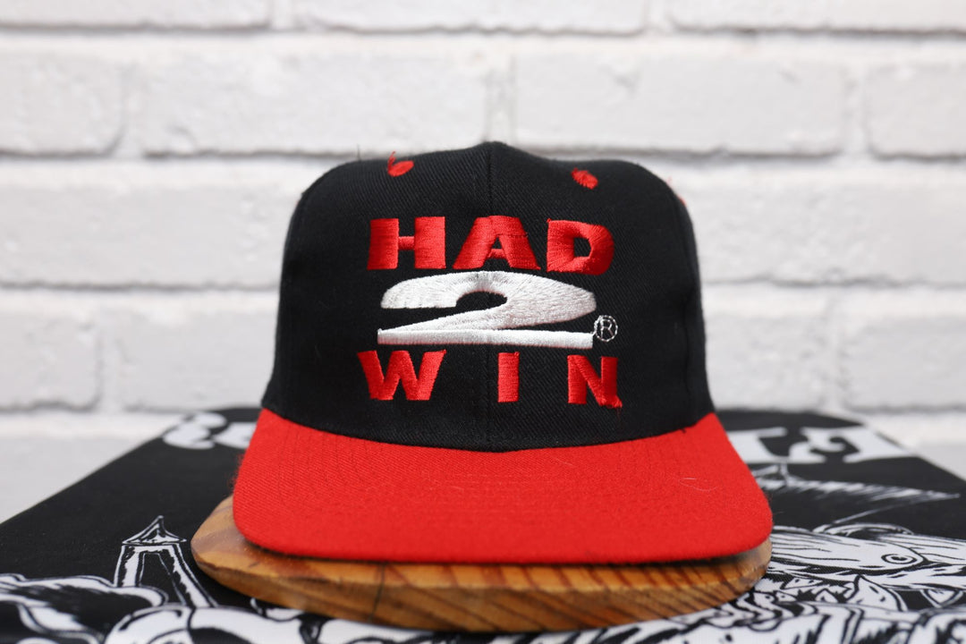 90s Vintage Had 2 Win Hat