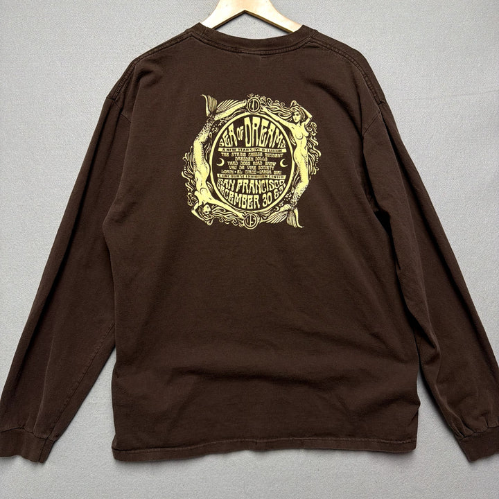 Vintage Sea Of Dreams String Cheese incident Tour Music Festival Shirt Size XL