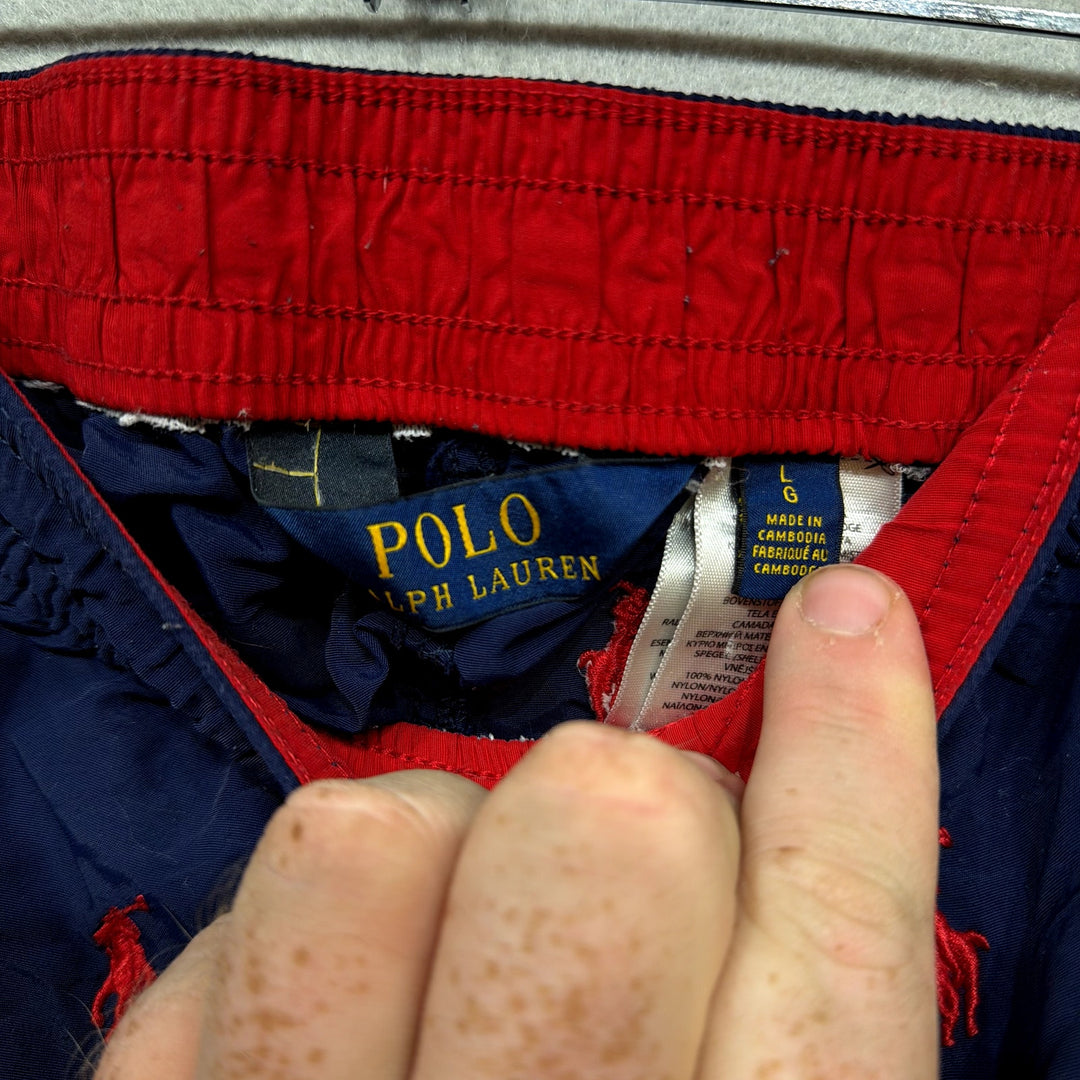 Polo Ralph Lauren Pony Logo Swim Trunks Size Large