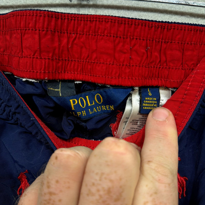 Polo Ralph Lauren Pony Logo Swim Trunks Size Large