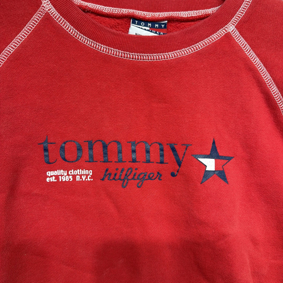 Vintage 90s Kids Tommy Hilfiger Sweatshirt Size Medium