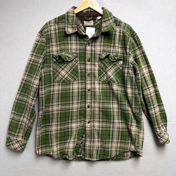 Schmidt Workwear Flannel Shirt Size Large