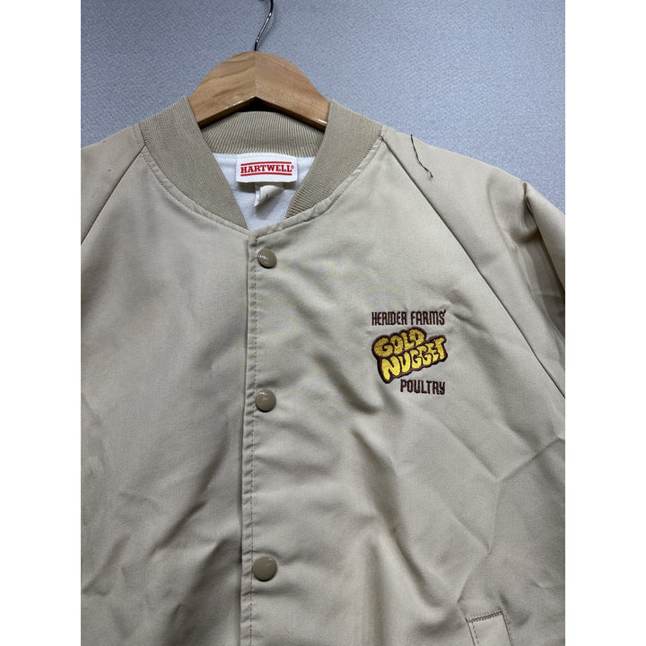 Vintage 80s Gold Nugget Poultry Jacket Size Medium