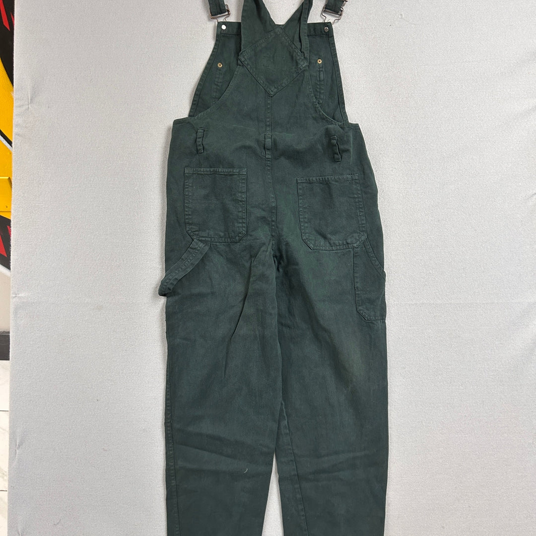 Vintage Rue Twenty One Green Overalls Size 34