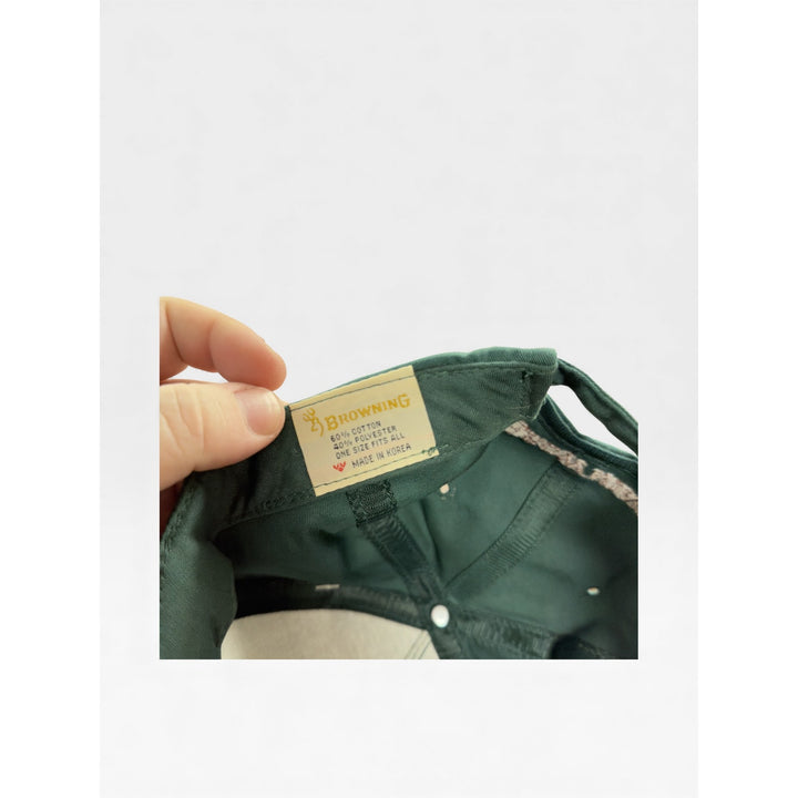 Vintage Browning 90s Suede Brim Strap Back Hat