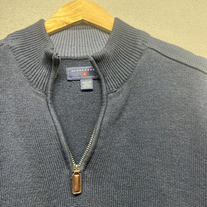 Vintage Saddlebred Quarter Zip Sweater Size L