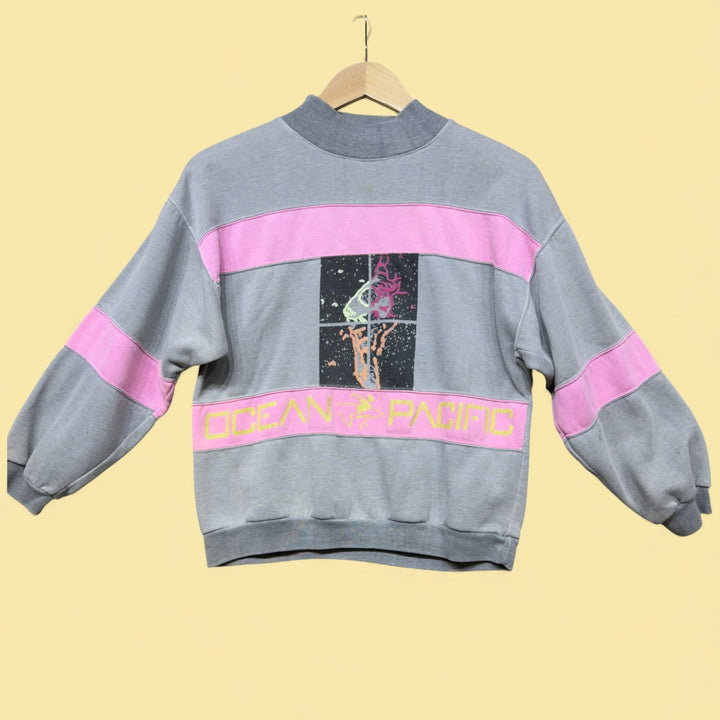 Vintage Ocean Pacific 80s Sweatshirt Size Small