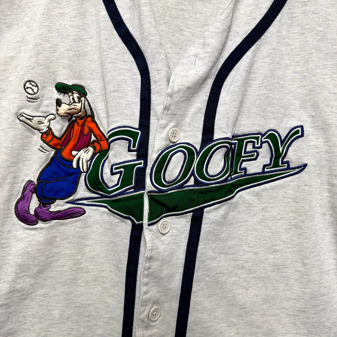 Vintage Goofy Disney Baseball Jersey Size Large
