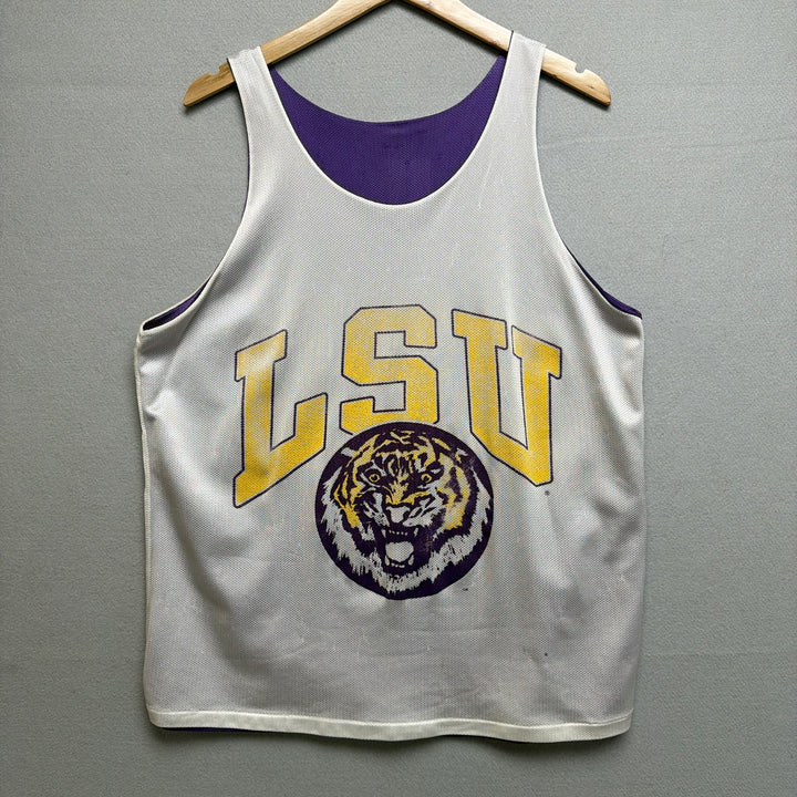 Vintage LSU Tigers Reversible Practice Jersey Size Large
