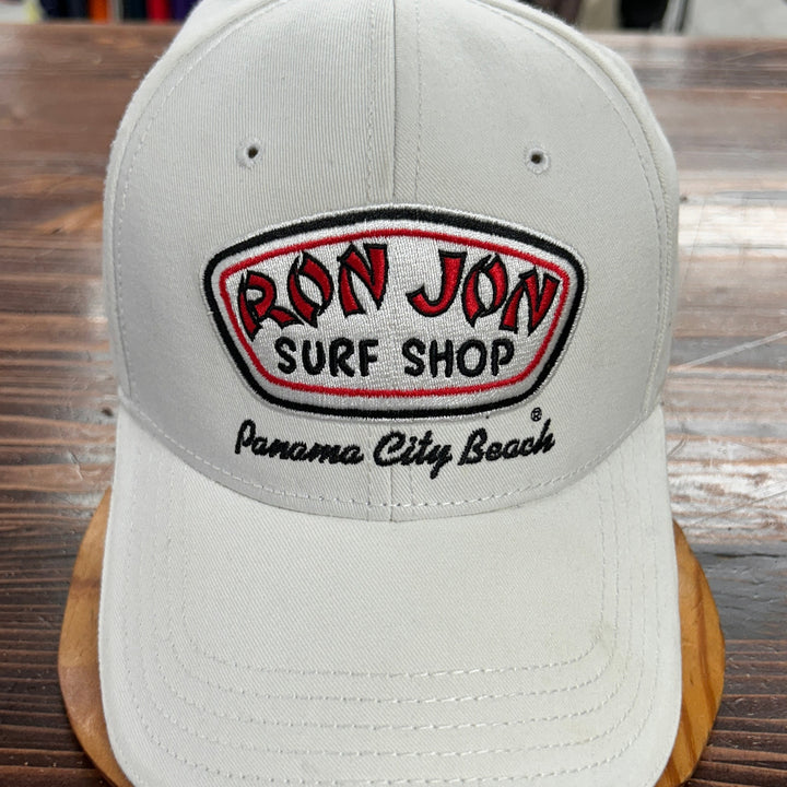 Y2K Ron Jon Surf Shop Hat Panama City White Strapback