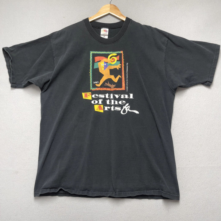 Vintage 1997 OKC Festival of the Arts Black Shirt Size XL