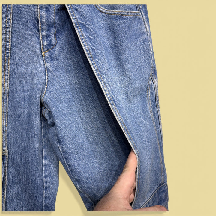 Vintage Guess Paris 80s Strap Pocket Jeans Size 28