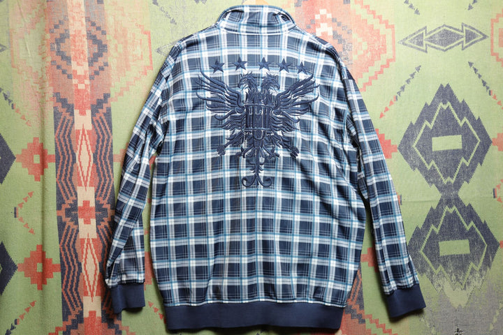 Ecko Unltd Vintage Plaid Track Jacket XL Y2K 2000s
