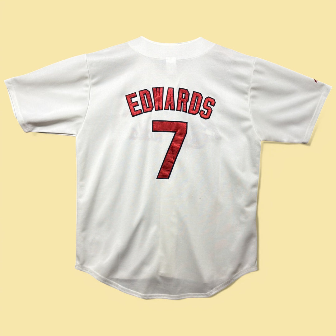 Vintage St Louis Cardinals Johnny Edwards 90sThrowback  Jersey Size XL