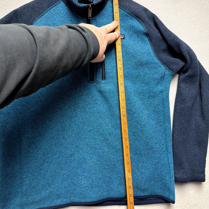 Patagonia Better Sweater Blue Quarter Zip Size Large