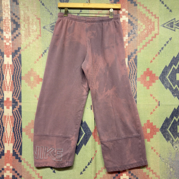 Youth Nike Vintage Tie Dye Sweat Pants Size Large 2000s