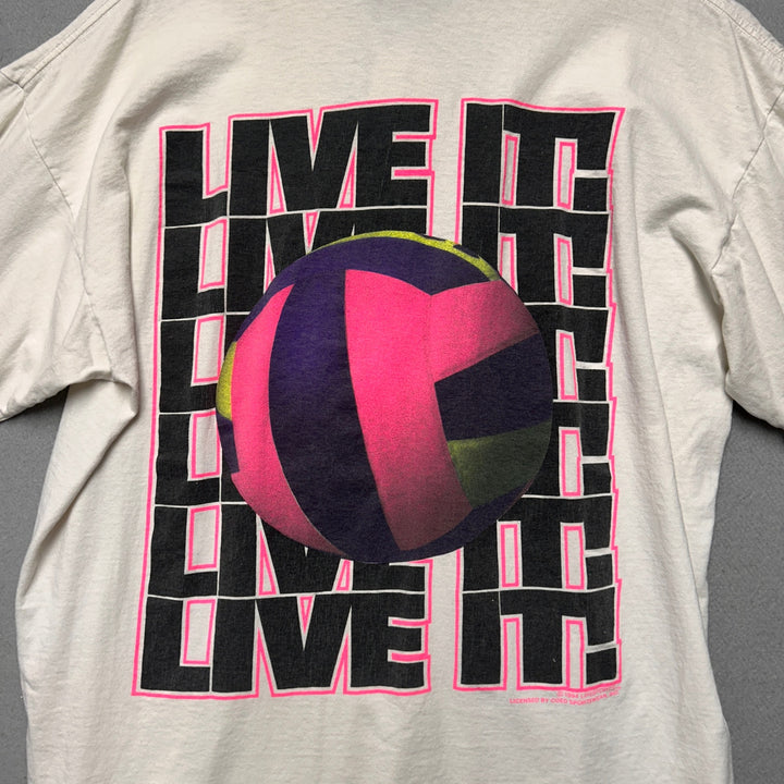 Vintage Coed Naked Volleyball T Shirt Size XL