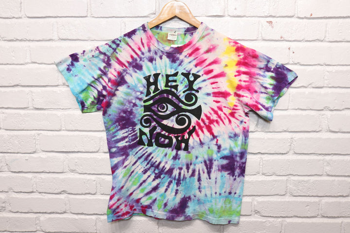 80s Vintage Grateful Dead  Hey Now New Years Tie Dye T Shirt Size Large