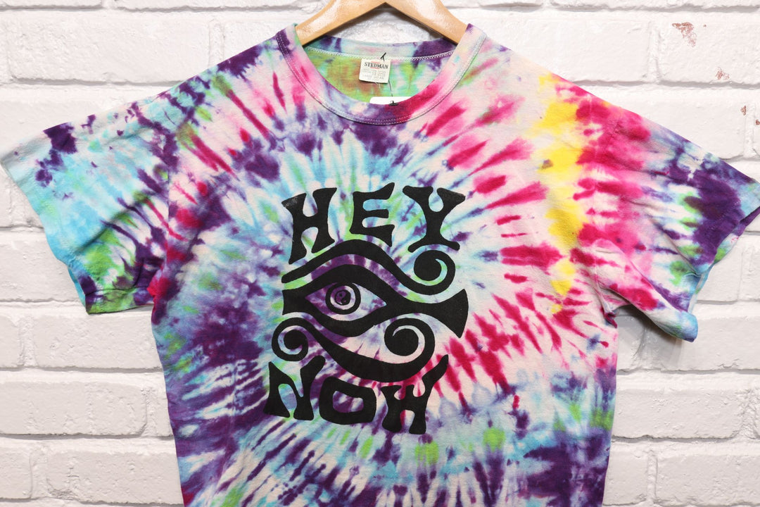 80s Vintage Grateful Dead  Hey Now New Years Tie Dye T Shirt Size Large
