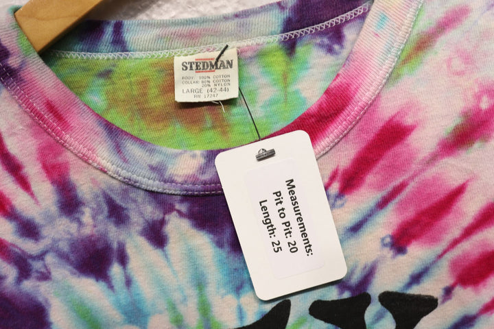 80s Vintage Grateful Dead  Hey Now New Years Tie Dye T Shirt Size Large