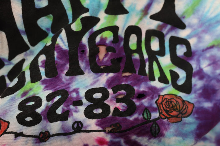 80s Vintage Grateful Dead  Hey Now New Years Tie Dye T Shirt Size Large