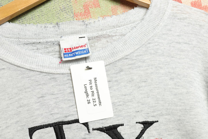 Texas Distressed Vintage Sweatshirt Large 2000s