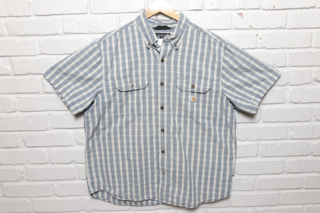 Carhartt Plaid Short Sleeve Shirt XL