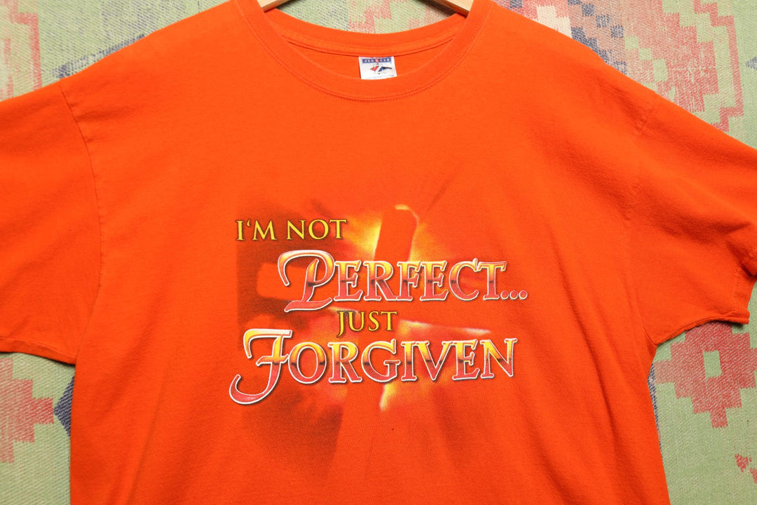 Im Not Perfect Vintage Jesus T Shirt 2000s XL