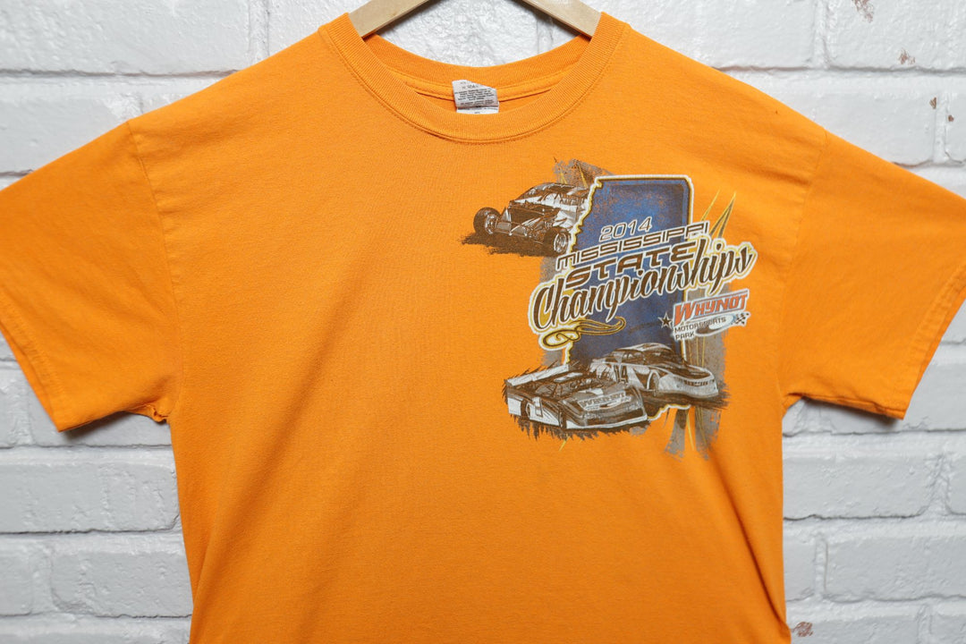 Mississipi state championship Racing T Shirt Large
